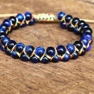 Blue Tigers Eye Bracelet